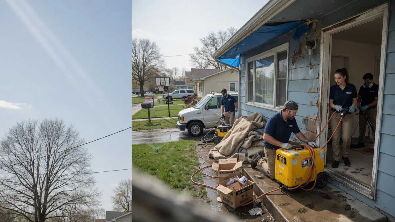 Basement Flood Cleanup in Clinton, IN near me